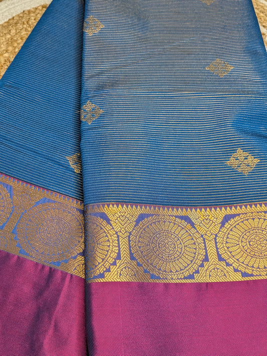 Nayika - Blue & Rani Pink Royal Radiance