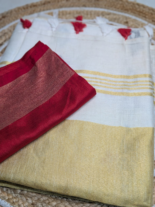 Neerja - Pure Handloom Linen Elegance