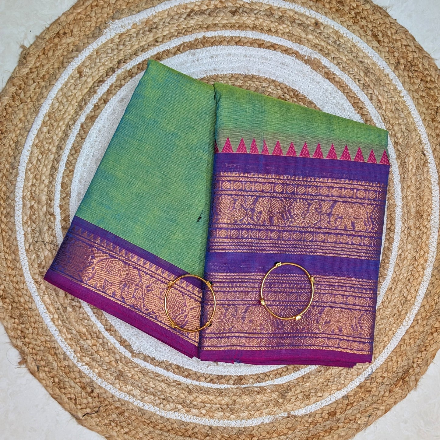 Nira - Luxury, Woven in Green