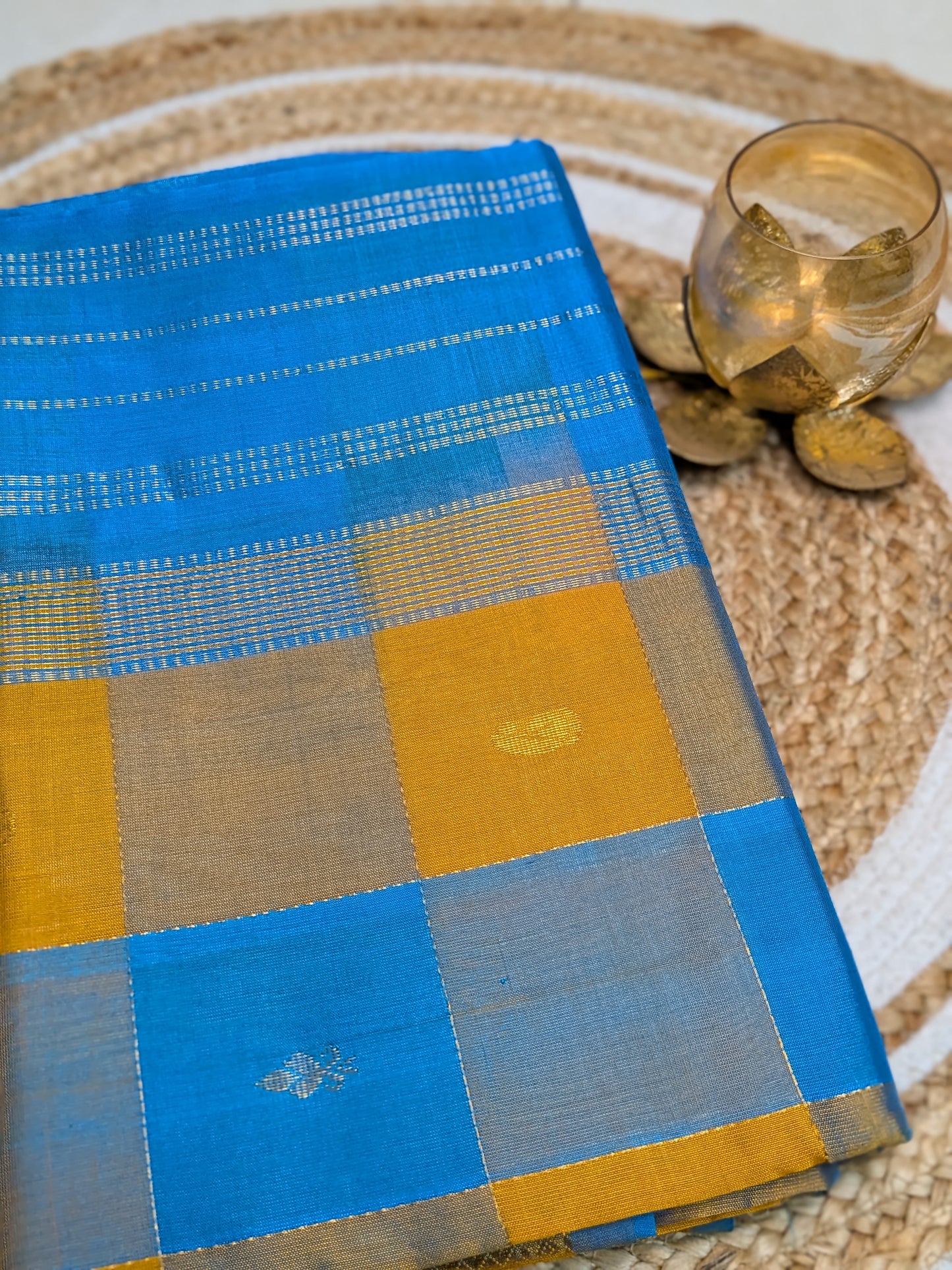 Paalum Pazhamum - Blue & Orange Splendour