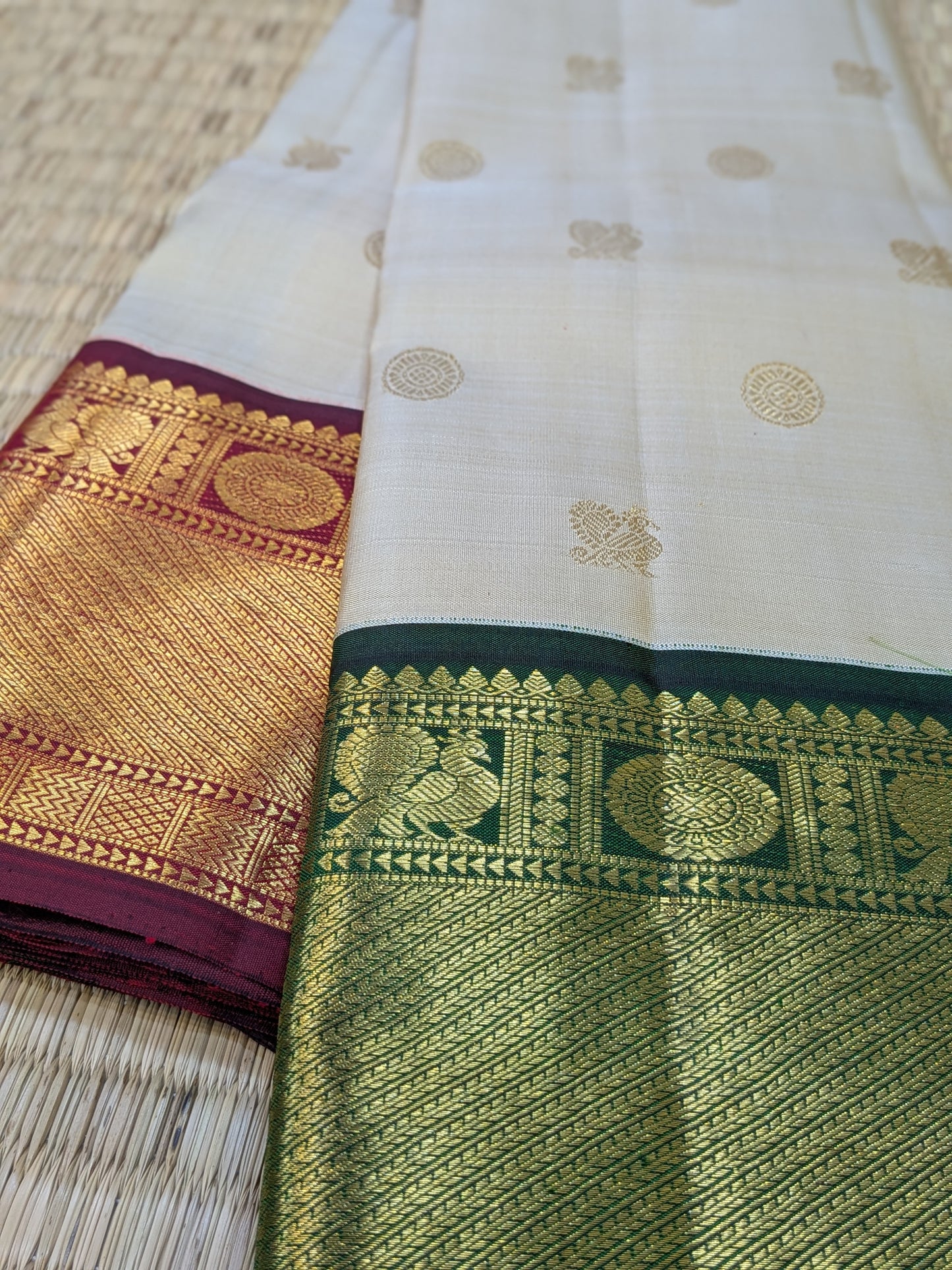 Thaarakai - Kanchipuram Ganga Jamuna Saree