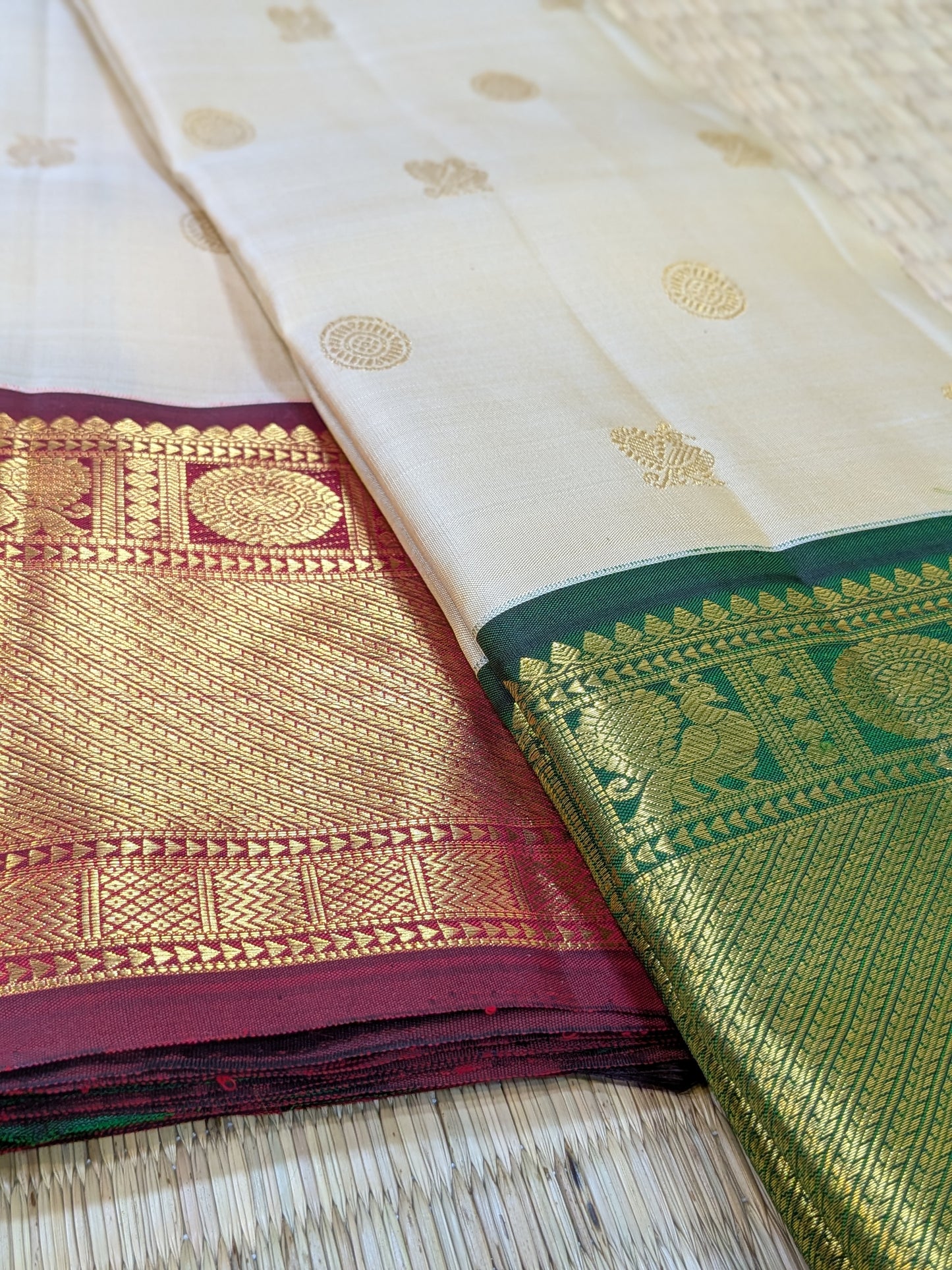 Thaarakai - Kanchipuram Ganga Jamuna Saree