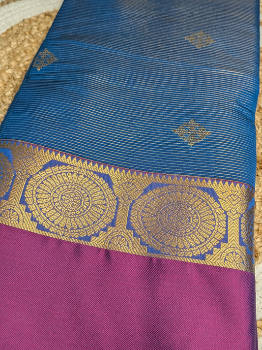 Nayika - Blue & Rani Pink Royal Radiance